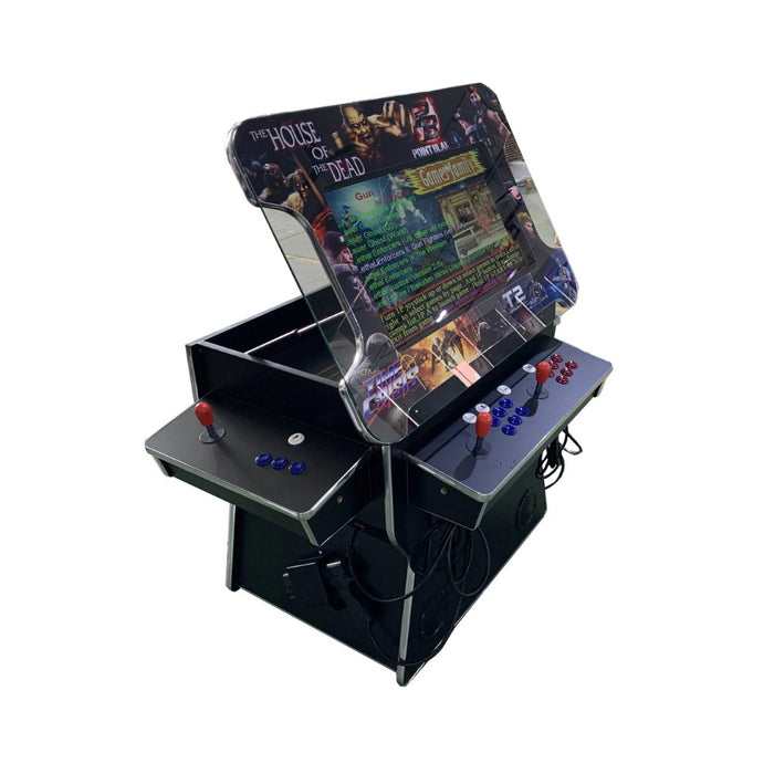 Arcade Rewind tilt tabletop arcade machine - tilted screen with gun