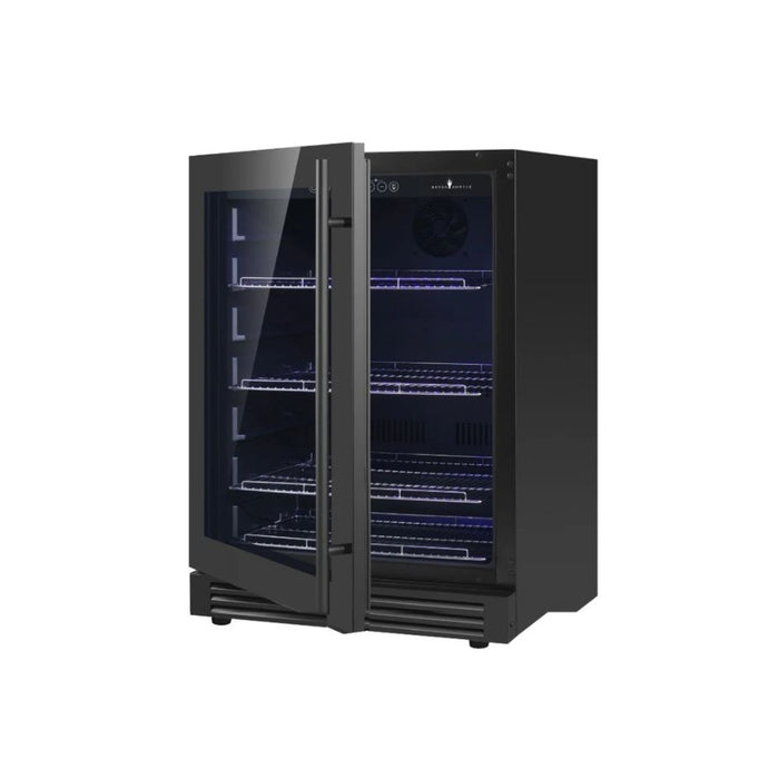 KingsBottle 145L Low-E Glass Bar Fridge