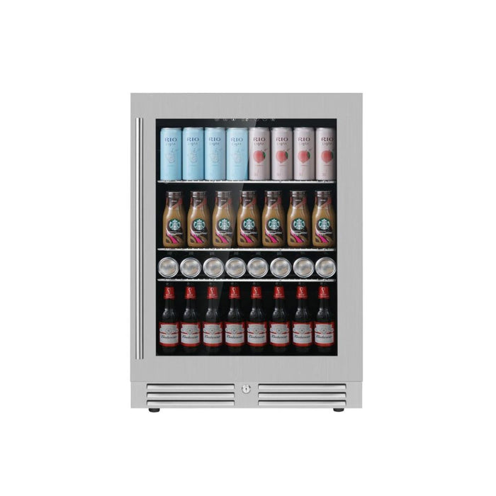 KingsBottle 145L Low-E Glass Bar Fridge