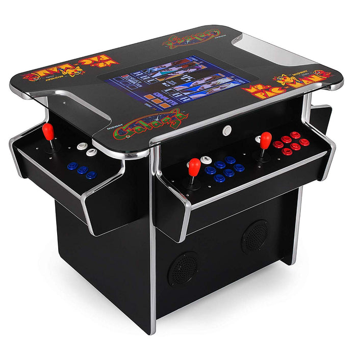 3000 Game Arcade Machine Front Right View with controllers