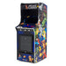 Arcade Classics Upright Arcade Mini Fridge Machine with view of fridge and screen