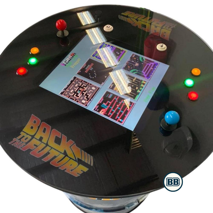 Back To The Future Arcade Game top view looking at screen and controls