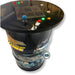 Back To The Future Arcade Game  with view of custom made barrel and controls and screen