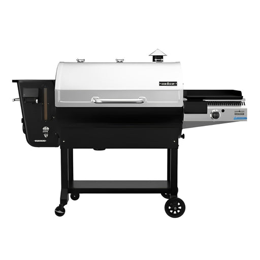 Camp Chef Woodwind 36 Pellet Grill WIFI  front view With Sidekick and pellet hopper