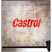 Castrol Retro Fuel Pump 98L Bar Fridge closeup of Castrol logo