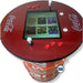 Coke Custom Made Tabletop Drum Arcade Machine closeup of screen and controllers along with logo on drum
